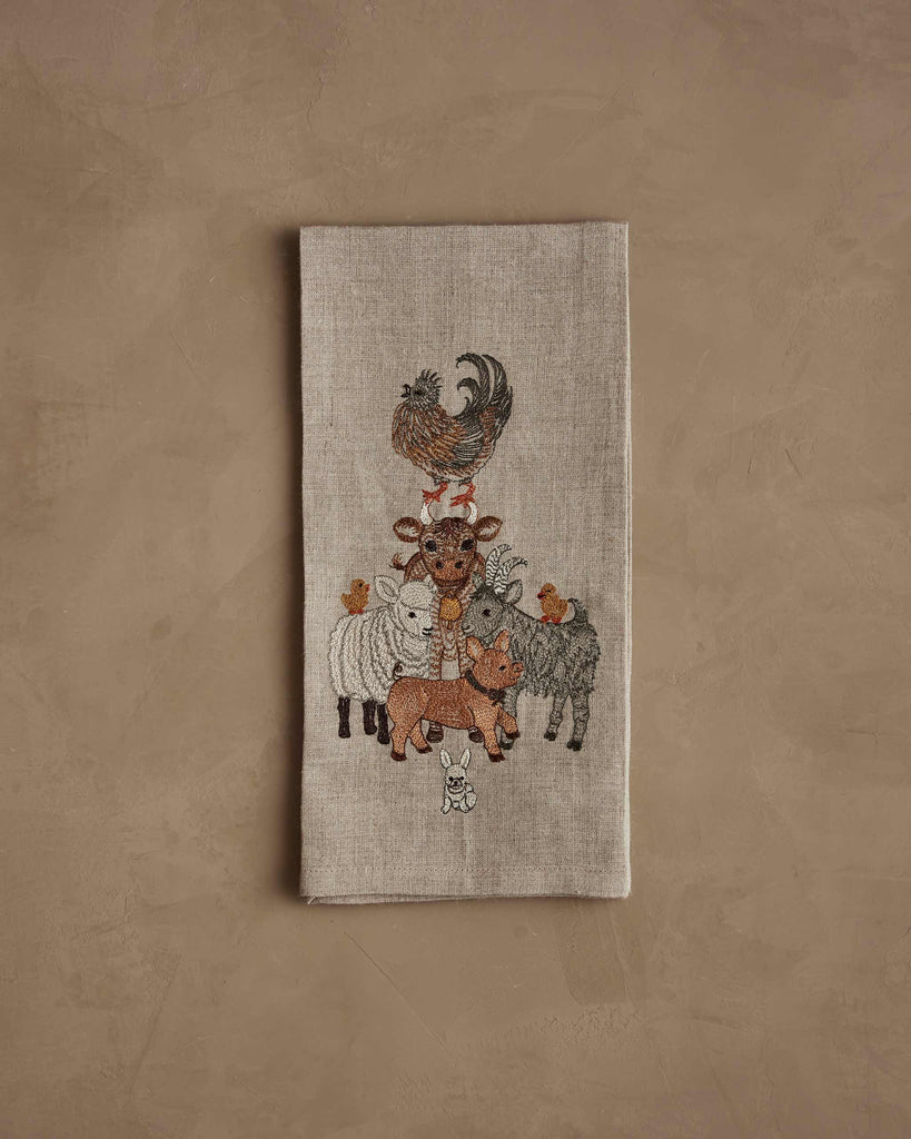 Barnyard Friends Tea Towel - Juniper Collective LLC