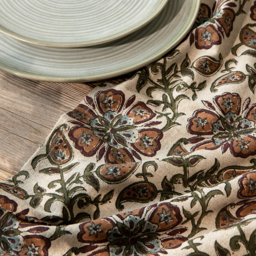 Elysian Block Print Dishtowel - Juniper Collective LLC