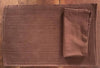 Napkins Woven Homespun Solid Dk. Brwn - Juniper Collective LLC