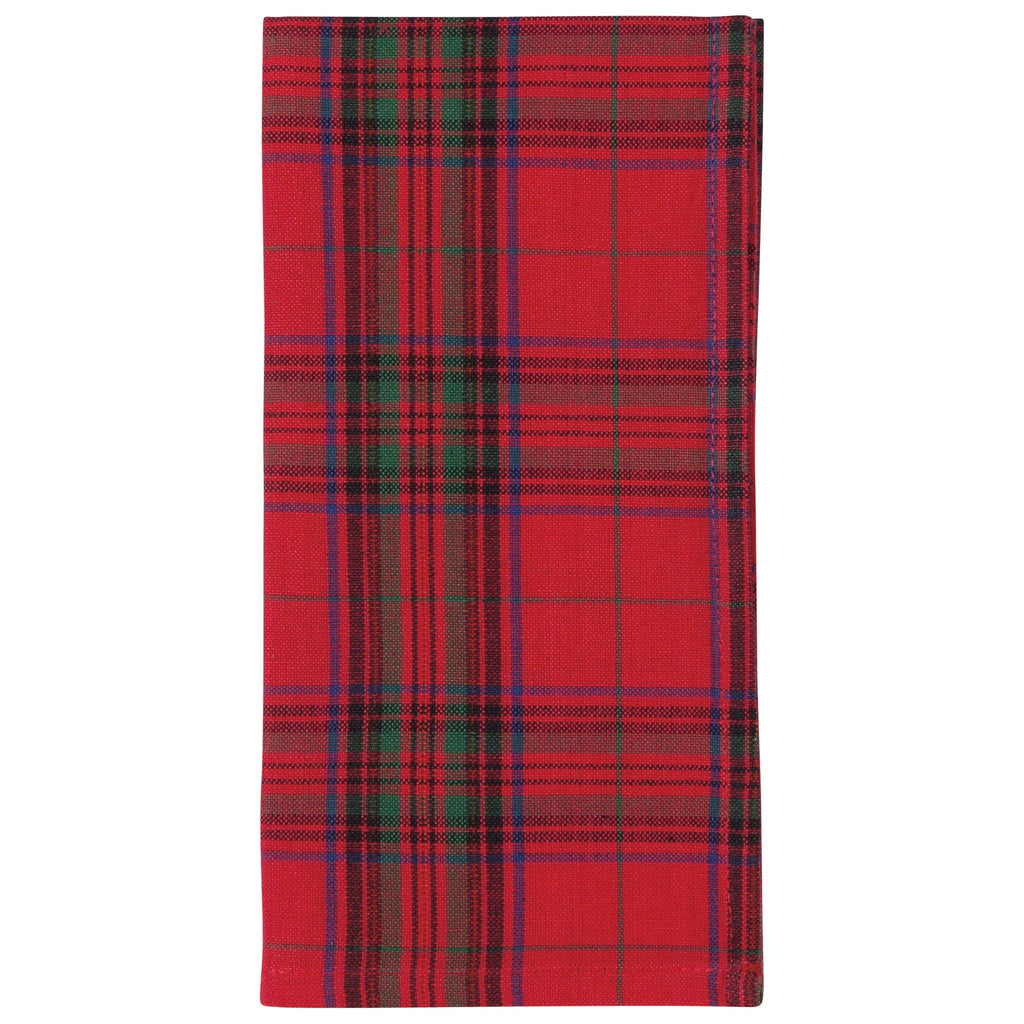 Christmas Plaid Woven Napkins Set of 4 - Juniper Collective LLC