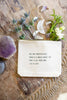 You Are Unrepeatable (D.M. Dellinger) Canvas Zip Bag 8.5"x7.5" - Juniper Collective LLC