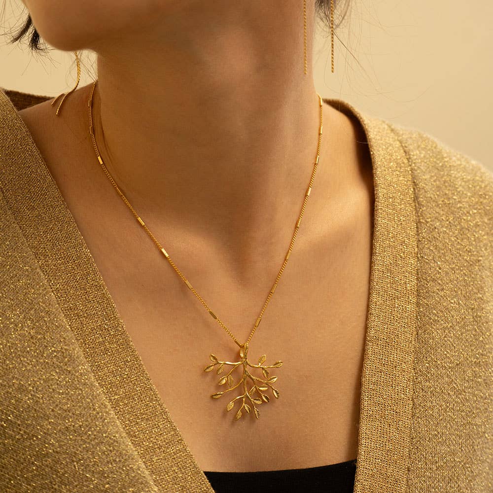 Sprig Necklace - Juniper Collective LLC