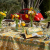 French Tablecloth Citron Vert & Yellow - Juniper Collective LLC