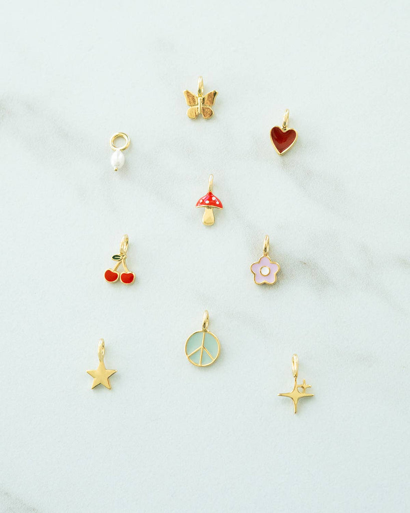 Charm Garden - Cherry Charm - Gold - Juniper Collective LLC