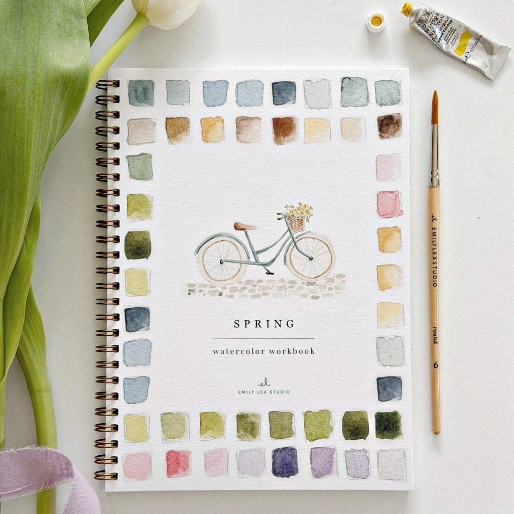 Spring watercolor workbook - Juniper Collective LLC