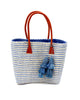 Cancun Small Sisal Basket Bag with Tassel Charm - Juniper Collective LLC
