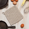 Dove Gray Knit Potholder - Juniper Collective LLC