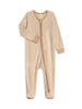 Peyton Stripe Romper in Grey & White Stripe - Juniper Collective LLC