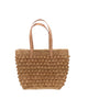 Boucle Crochet Straw Basket Bag - Juniper Collective LLC