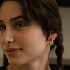 Mixed Metal Hoop Earrings - Juniper Collective LLC