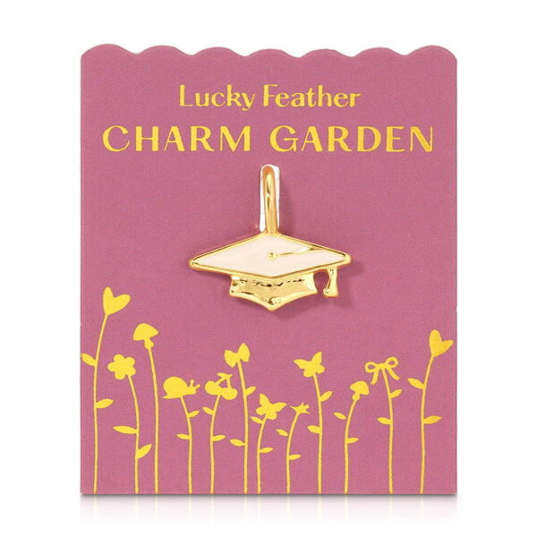 Charm Garden - Gold - Graduation Cap - Juniper Collective LLC