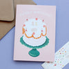 Wishing You A Very Sweet Birthday Sticker Scene Card - Juniper Collective LLC