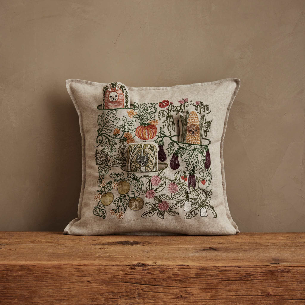 Garden Patch Pocket Pillow - Juniper Collective LLC