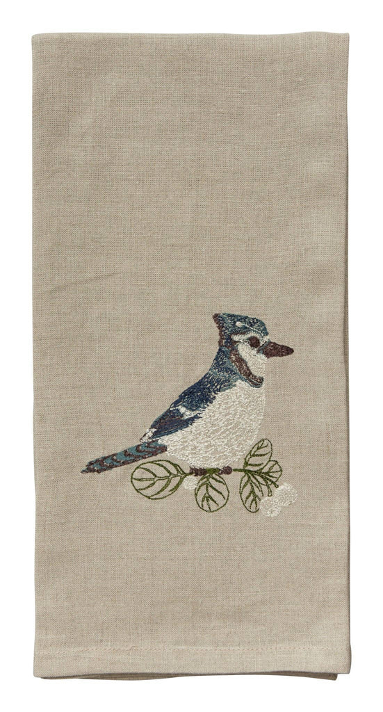 Blue Jay Tea Towel