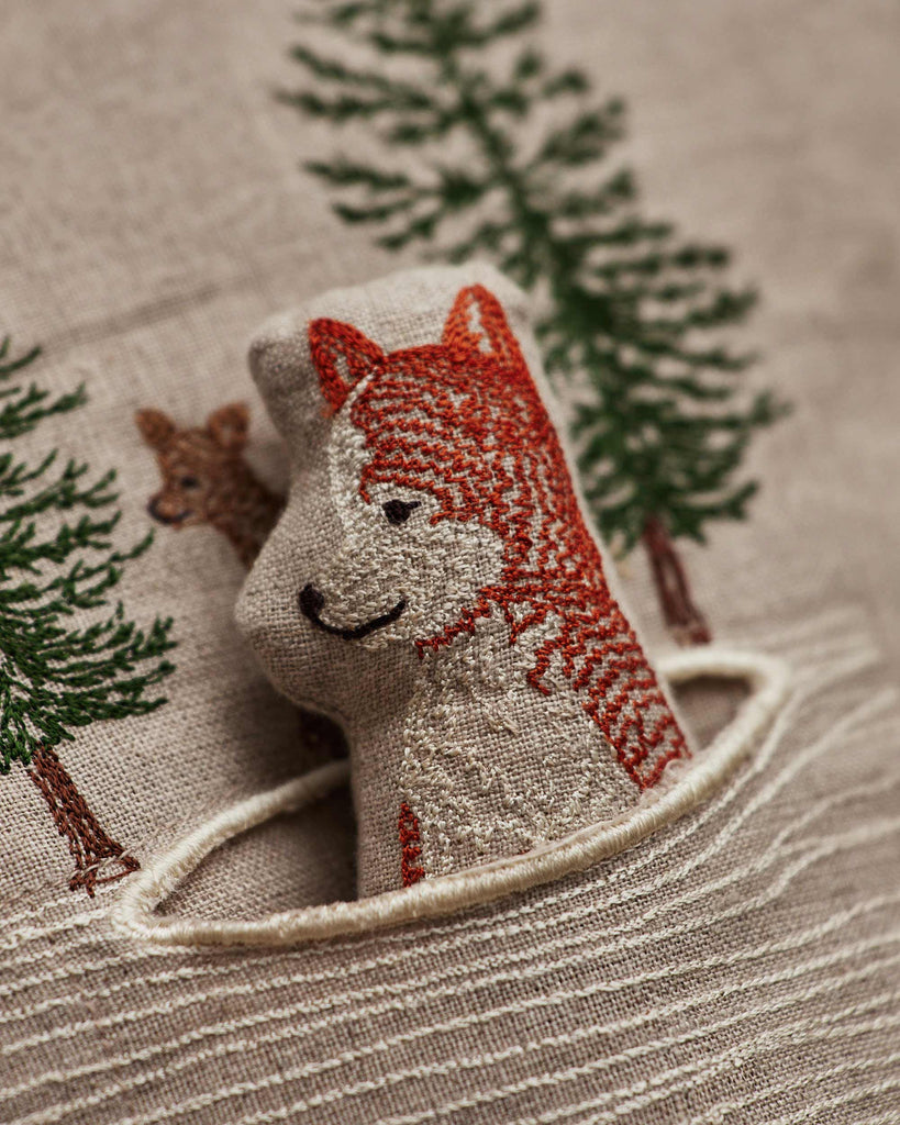 Winter Foxes Pocket Pillow - Juniper Collective LLC