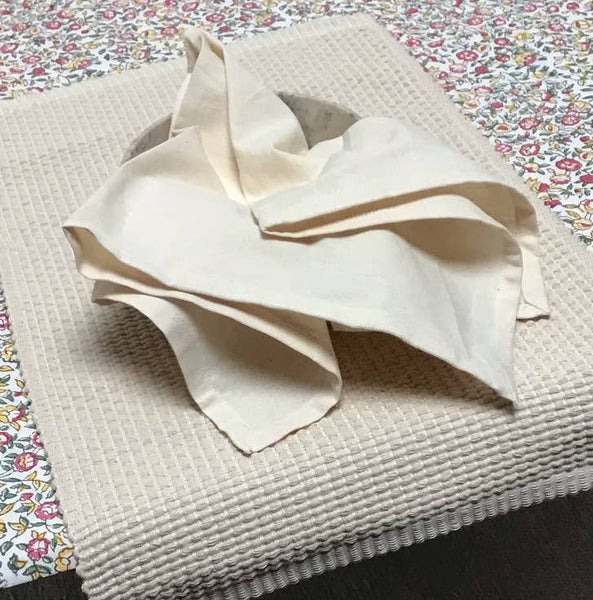 Tablemats Woven Homespun Solid Natural - Juniper Collective LLC