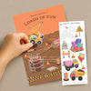 Sticker Scene Card - Construction  Birthday - Juniper Collective LLC