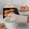 Dove Gray Stonewash Oven Mitt - Juniper Collective LLC