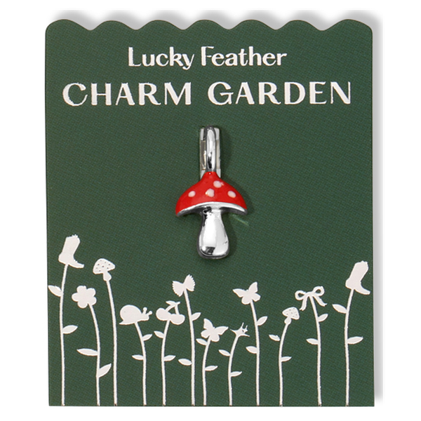 Charm Garden - Silver - Mushroom Charm - Juniper Collective LLC