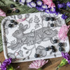 Through the Poppies | Rabbit Birch Tray - Juniper Collective LLC