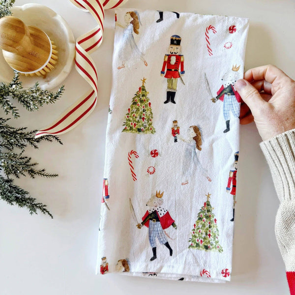 Nutcracker Tea Towel - Juniper Collective LLC