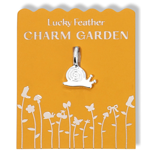 Charm Garden - Silver - Snail Charm - Juniper Collective LLC