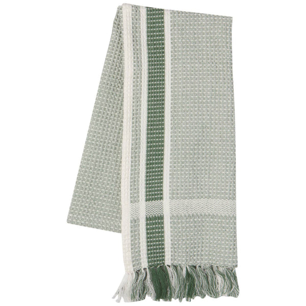 Jade Green Soft Waffle Dishtowel - Juniper Collective LLC