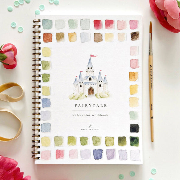 Fairytale watercolor workbook - Juniper Collective LLC