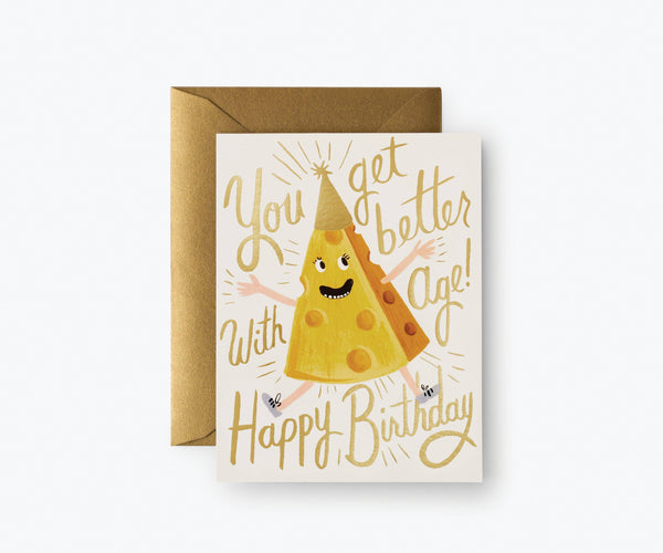 You Get Better With Age Birthday Card - Juniper Collective LLC