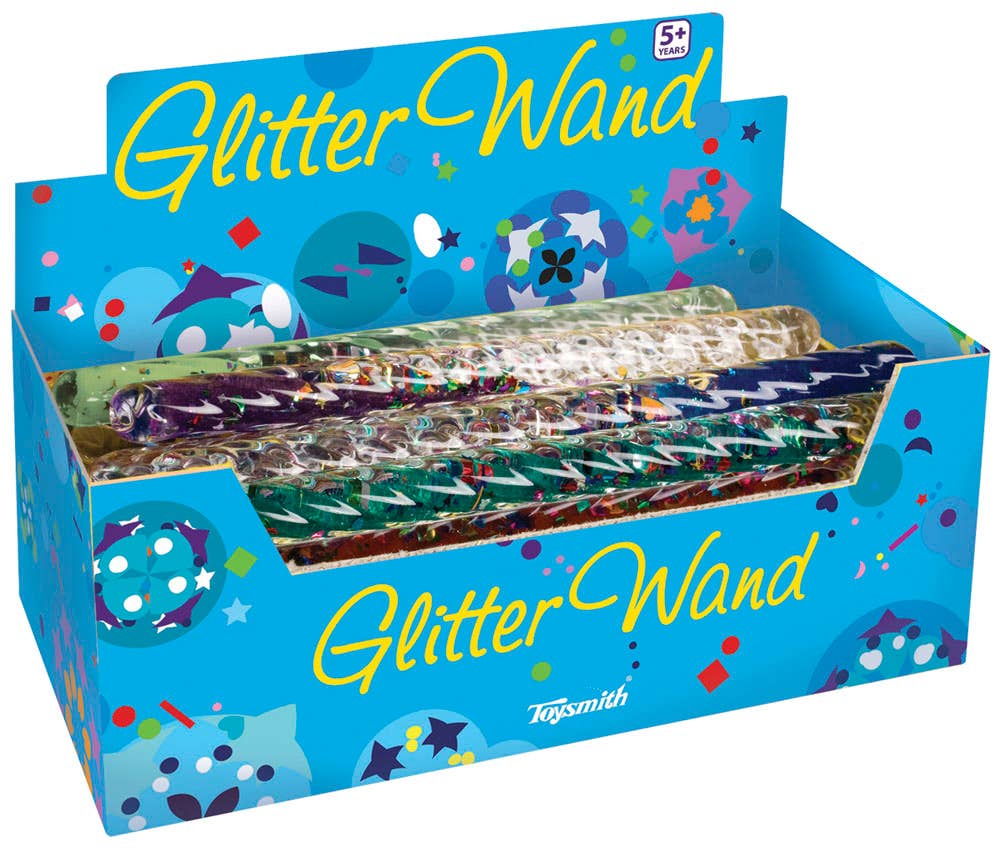 Spiral Glitter Wand, 6.5" - Juniper Collective LLC