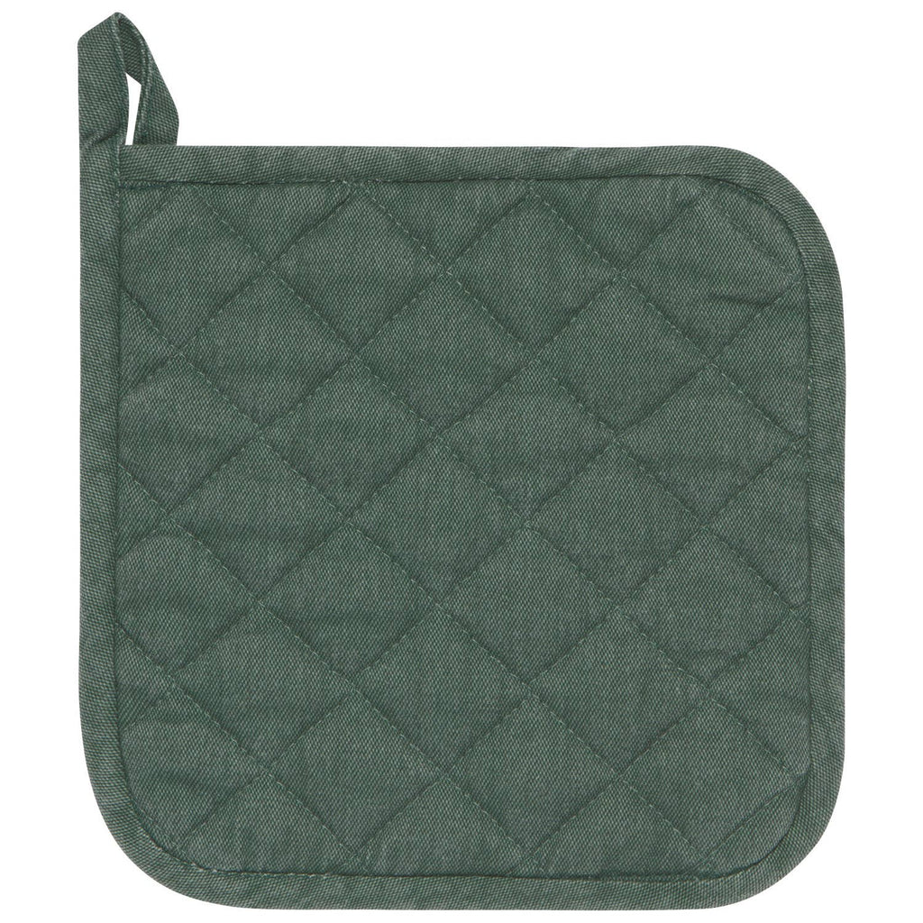 Jade Green Stonewash Potholder - Juniper Collective LLC