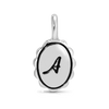 Charm Garden - Silver - Scalloped Initial Charm - A - Juniper Collective LLC