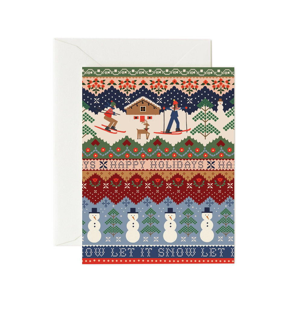 Ski Chalet Card - Juniper Collective LLC
