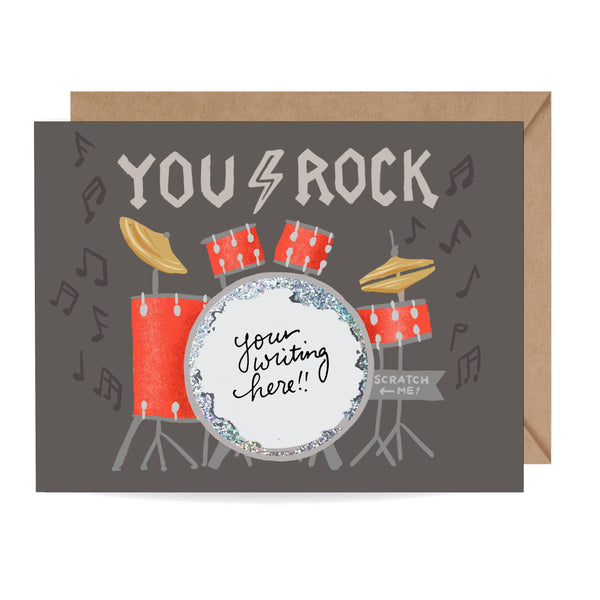 Scratch-off Card - You Rock - Birthday/Everyday - Juniper Collective LLC