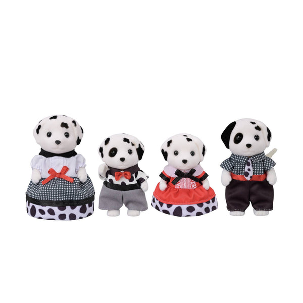 Calico Critters Dalmatian Family, 4 Collectible Doll Figures - Juniper Collective LLC