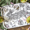 Through the Poppies | Rabbit Birch Tray - Juniper Collective LLC