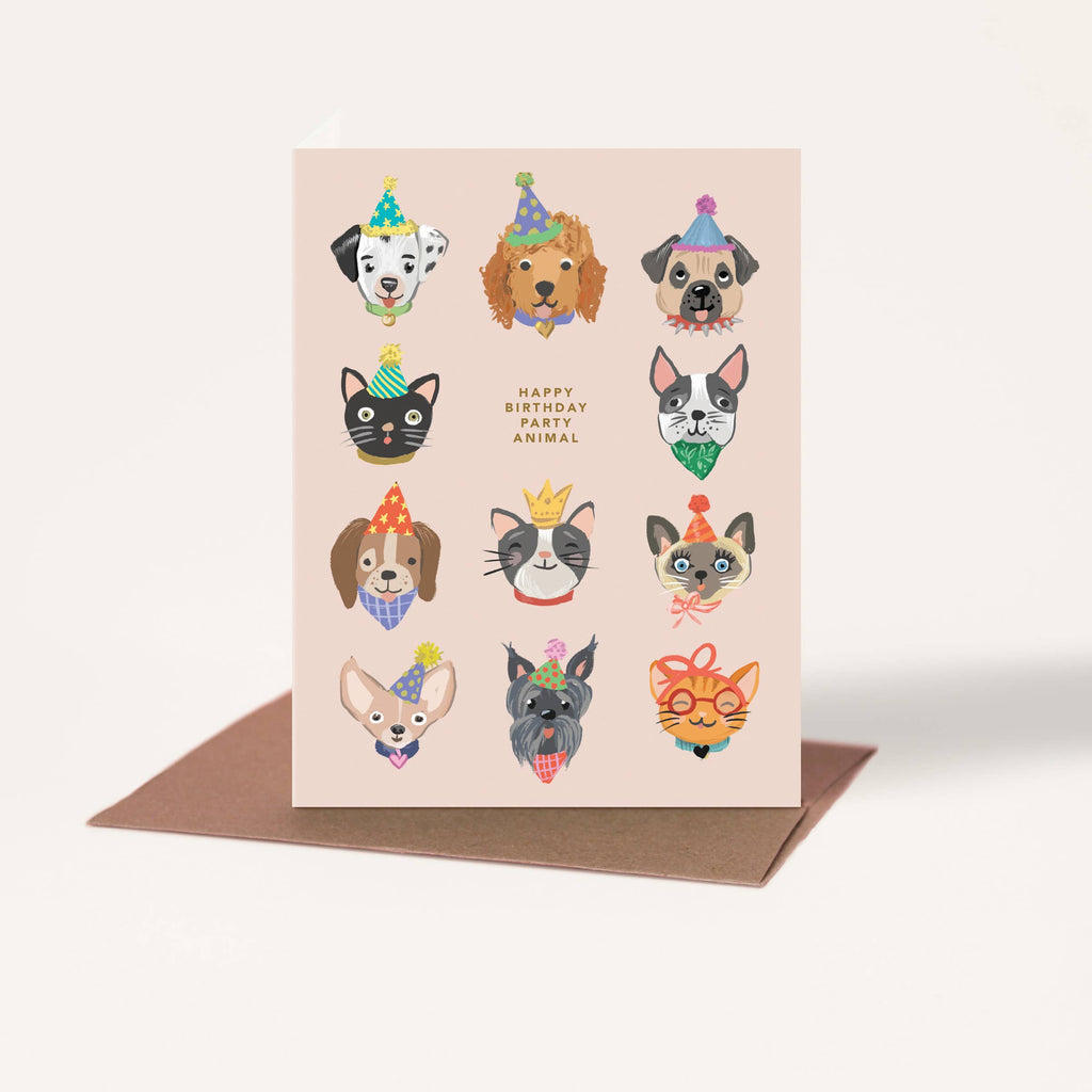 Party Animals Birthday Card - Juniper Collective LLC