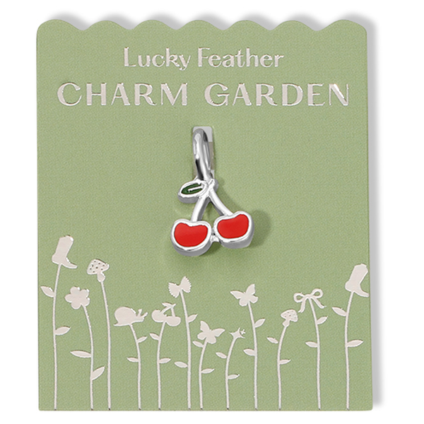 Charm Garden - Silver - Cherry Charm - Juniper Collective LLC