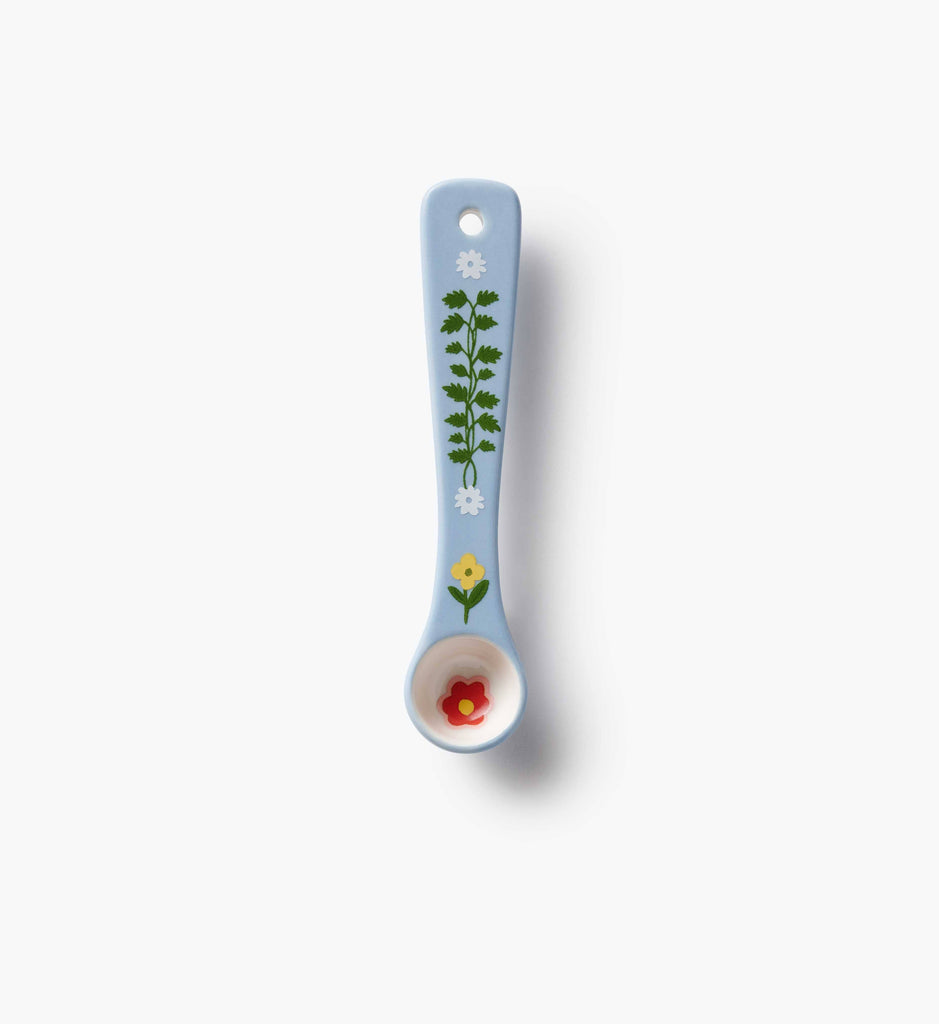 Home Sweet Home Porcelain Measuring Spoons - Juniper Collective LLC