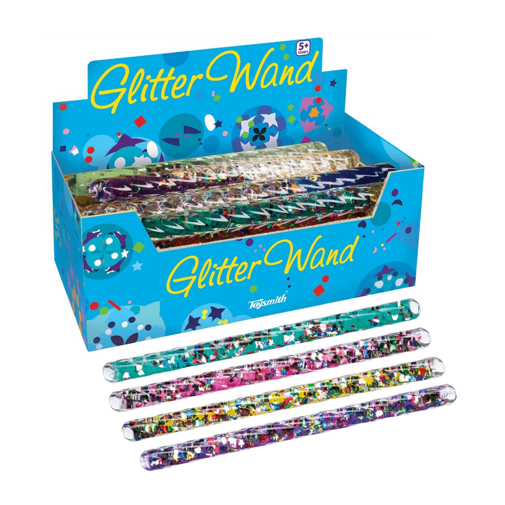 Spiral Glitter Wand, 6.5" - Juniper Collective LLC