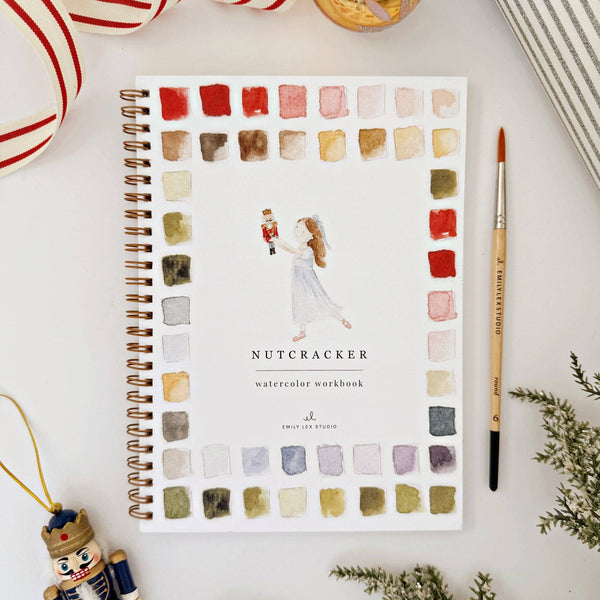 Nutcracker watercolor workbook - Juniper Collective LLC