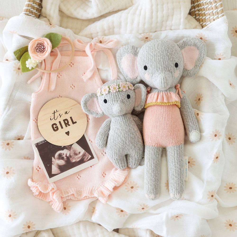 Baby elephant (blush floral), gives 5 meals - Juniper Collective LLC