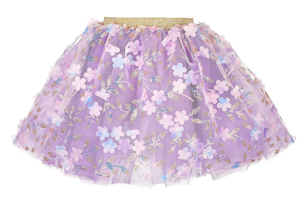 Felin Purple Tulle Play Skirtwith Sequins - sz 3-5 yrs - Juniper Collective LLC