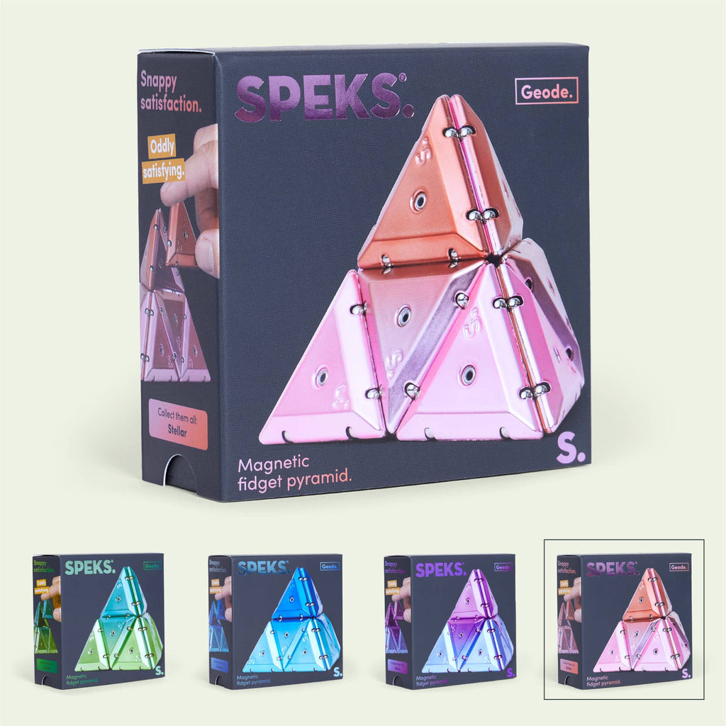 Geode Chrome Pyramids Single Color Case Pack - Juniper Collective LLC