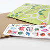 Sticker Scene Card - Tiny Town - Juniper Collective LLC