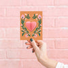 Thank You Folk Heart  Pop Up Card - Juniper Collective LLC