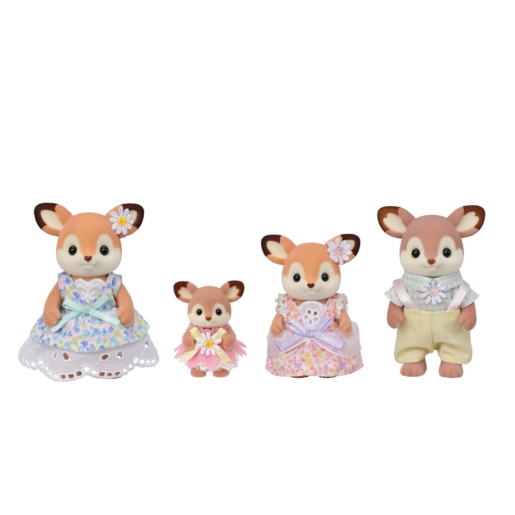 Calico Critters Deer Family, 4 Collectible Doll Figures - Juniper Collective LLC