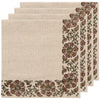 Elysian Block Print Napkins Set of 4 - Juniper Collective LLC