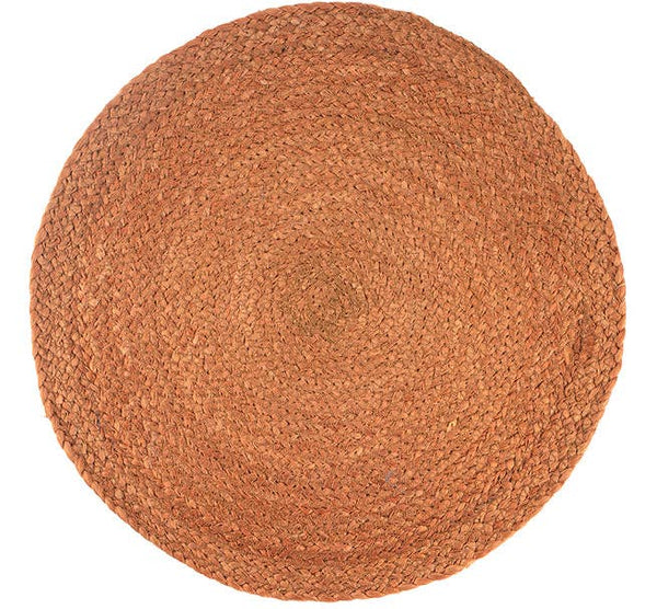 Silky Jute Placemat in Cinnamon - Juniper Collective LLC