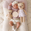 Baby honey bear (ivory floral) - Juniper Collective LLC